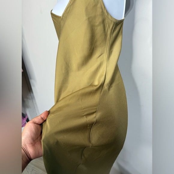 All Saints Green Tierny Coni Slip Dress Size Small - Picture 4 of 7
